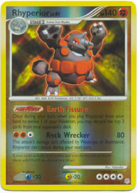 Rhyperior - 12/130 - Rare - Reverse Holo